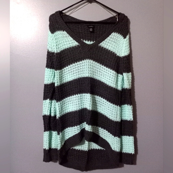 Rue21 Tops - Rue 21, Large, baby blue and dark grey
